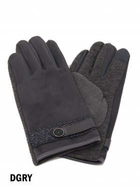 Unisex Touch Screen Glove with Button